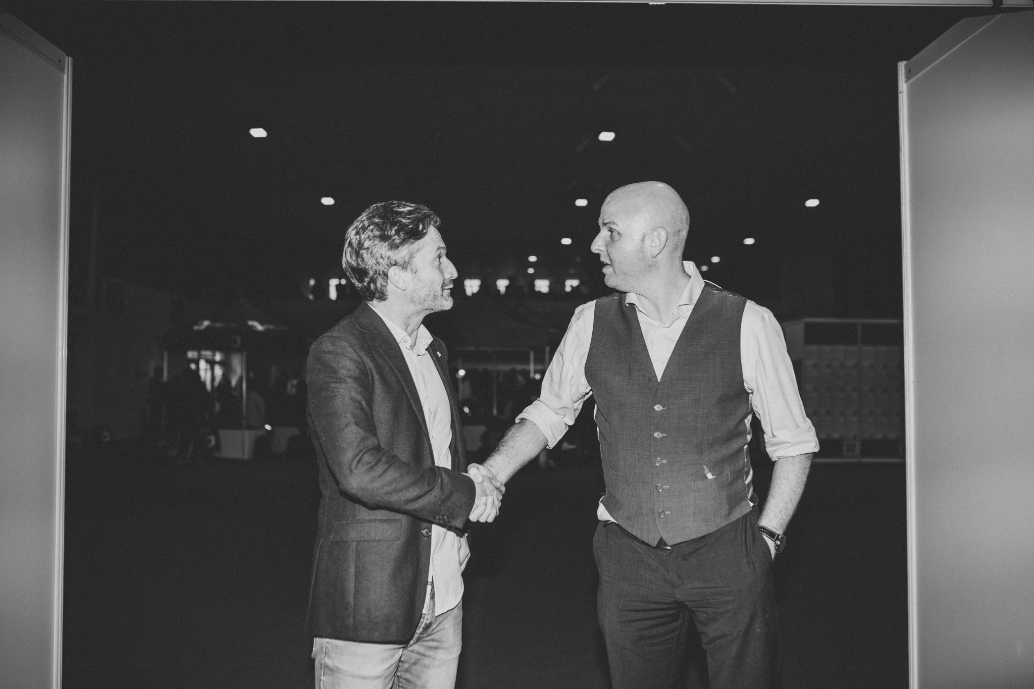 Professional networking and handshake